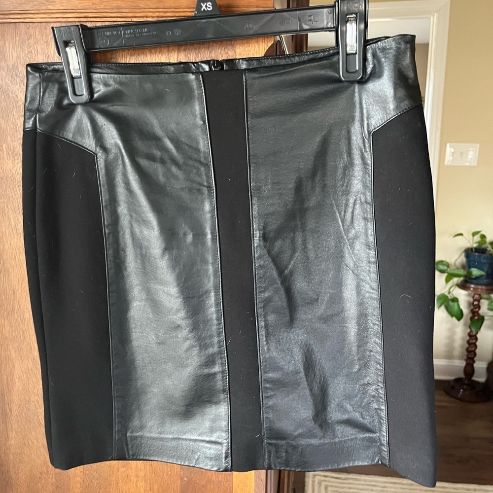 Black Leather Skirt